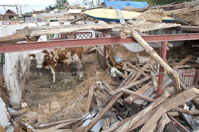 W wyniku trąby powietrznej, która przeszła nad ...