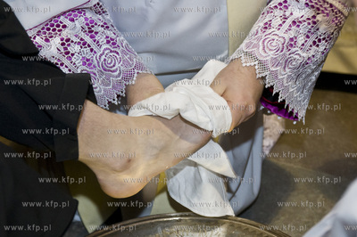 Msza Wieczerzy Panskiej w katedrze pelplinskiej sprawowana...