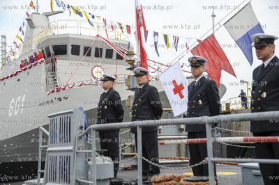 Gdansk  Stocznia Remontowa Shipbuilding Chrzest i wodowanie...