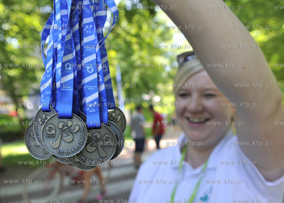 Gdansk Oliwa. Park w Jelitkowie. Bieg do zrodel. 04.06.2016...
