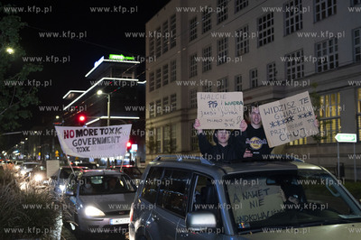 Gdynia. Protest samochodowy wobec kontrowersyjnego...