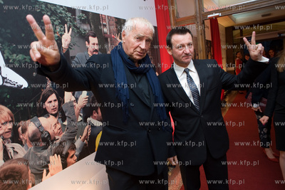 Pierwszy oficjalny polski pokaz filmu Andrzeja Wajdy...