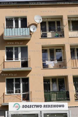 Domy na osiedlu w Redzikowie.Tutaj ma byc zlokalizowana...