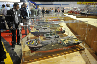 Gdansk. Hala Olivia. XV Międzynarodowe Targi Morskie...