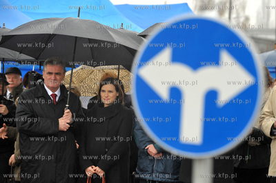 Otwarcie nowoczesnego miasteczka ruchu drogowego, ktore...