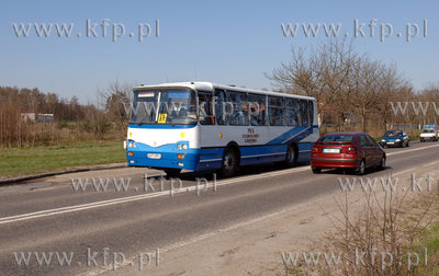 Gdansk Kokoszki. Autobus PKS Starogard Gdanski na ul....