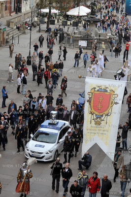 Oficjalne powitanie pucharu Henri Delaunaya w Gdansku....