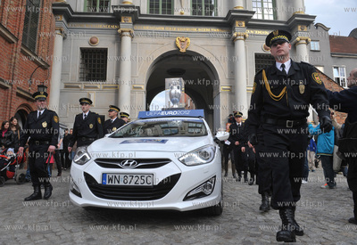 Oficjalne powitanie pucharu Henri Delaunaya w Gdansku....