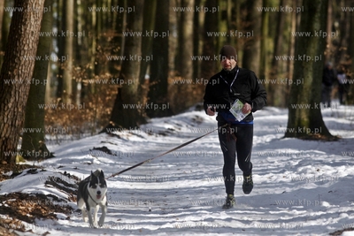 Sopot. Borodziej. Zawody dogtrekkingu - inauguracja...