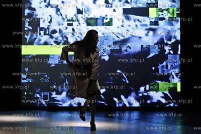 Scena Malarnia w Teatrze Wybrzeze w Gdansku. Proba...