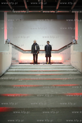 Uroczystosc zawieszenia wiechy na budowanym Teatrze...