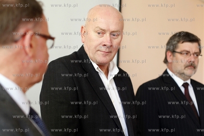 Gdansk.Not. Konferencja prasowa Komitetu Wyborczy Wyborcow...