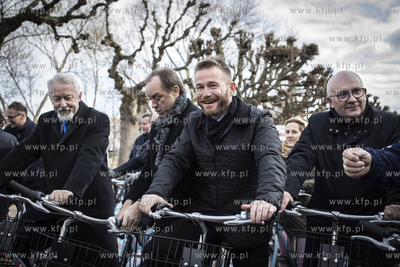 Sopot. Start Systemu Roweru Metropolitalnego MEVO....