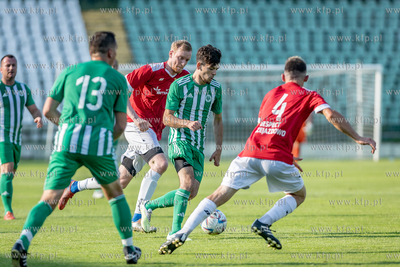 Stadion Miejski przy ul. Traugutta w Gdańsku. Mecz...
