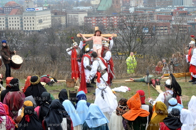 Wielki Piatek. Misterium Meki Panskiej na ulicach Gdanska....