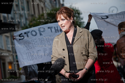 Gdansk. Dlugi Targ. Telewizja CNN International w ramach...