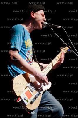 Gdansk. Klub Plama. Koncert Bajzel Supersam. Czlowiek...