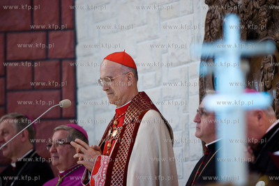 Gdansk. Kosciol p.w. Opatrznosci Bozej. Wizyta watykanskiego...