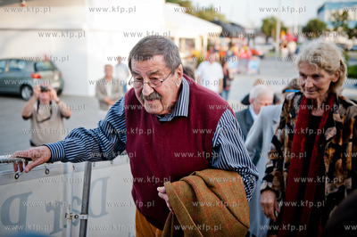 Gdynia. Gunter Grass, pisarz niemiecki, laureat Nagrody...