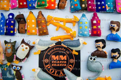 Gdansk. Plac T. Polaka. Briefing prasowy poprzedzajacy...