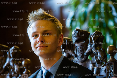 Gdansk. Nowy Ratusz. Uroczystosc wreczenia nagrod w...