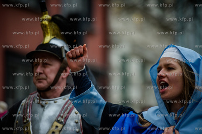 Wielki Piatek. Misterium Meki Panskiej na ulicach Gdanska.
25.03.2016
fot....