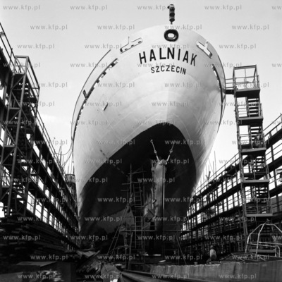 Statek Halniak w Stoczni Gdańskiej im. Lenina.
04.1971
0000333z_kwiecien1971
Fot....