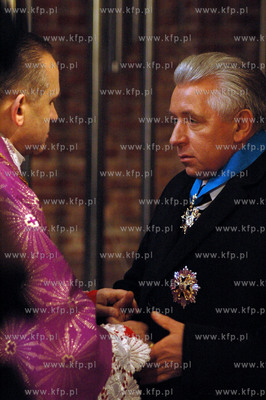 Msza w kosciele sw. Brygidy w Gdansku z udzialem czlonkow...