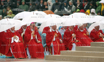 Wizyta papieza Benedykta XVI w Polsce. Msza Swieta...