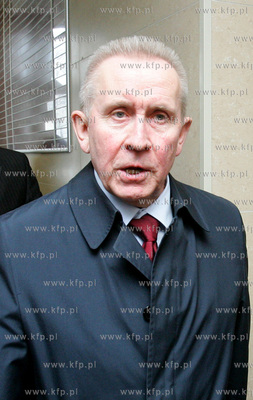 Szczecin. Minister sprawiedliwosci Andrzej Czuma na...