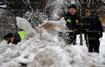Gdansk. Ul. Powstancow Warszawskich. Straz Miejska,...