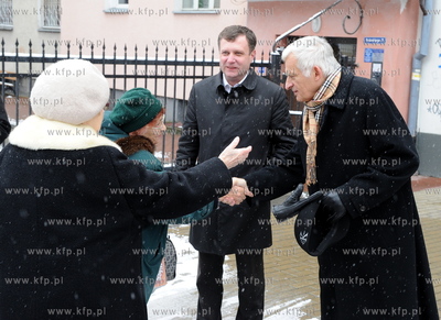 Przewodniczacy Parlamentu Europejskiego prof. Jerzy...