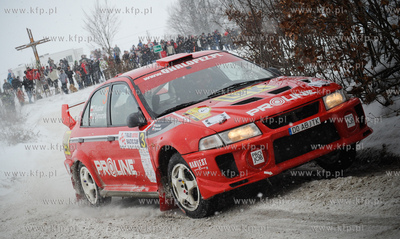 Grzybno. Odcinek specjalny 7 Rajdu Lotos Baltic Cup.
n/z...