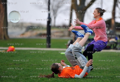 Sopot - Park Poludniowy. Trening trojmiejskiej druzyny...