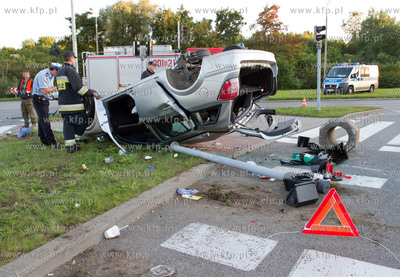 Grozny wypadek w Gdansku na skrzyzowaniu ulic Rakoczego...