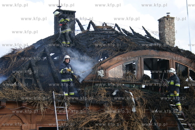 Pozar w Redzie - Ciechocinie. Splonela restauracja...