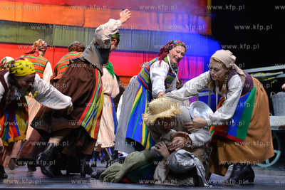 Proba medialna Chlopow w Teatrez Muzycznym w Gdyni....