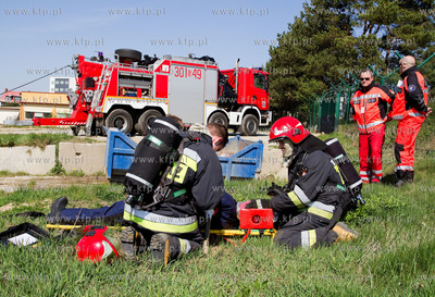 W Porcie Lotniczym Gdansk odbyly sie wspolne cwiczenia...