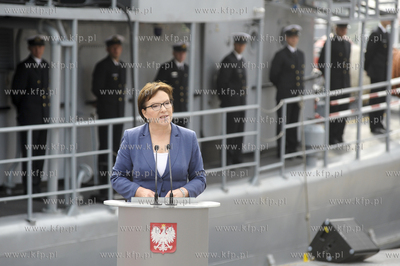 Gdansk  Stocznia Remontowa Shipbuilding Chrzest i wodowanie...