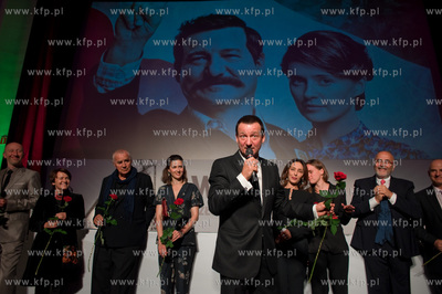 Pierwszy oficjalny polski pokaz filmu Andrzeja Wajdy...