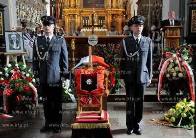 Gdansk. Kosciol sw. Mikolaja. Msza zalobna za posla...