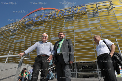 Mecz inauguracyjny na PGE Arena w Gdansku pomiedzy...