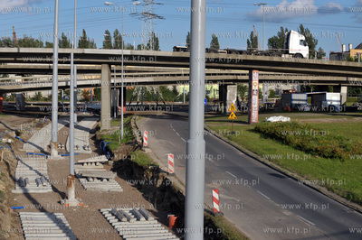 Remont wezla Kliniczna w Gdansku. 
6.09.2011
Fot....