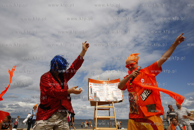 Gdansk Jelitkowo. Krasnoludki Na Plazy - happening...
