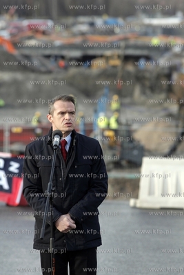 Uroczyste otwarcie polaczenia drog krajowych: Trasa...