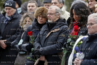 Gdansk. Cmentarz lostowicki. Pogrzeb perkusity zespolu...