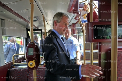 Gdynia. Skwer Kosciuszki. Inauguracja trasy nowoczesnej...