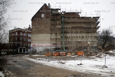 Biskupia Gorka w Gdansku. Kamienice przy ul. Biskupiej.
10.12.2013
fot....