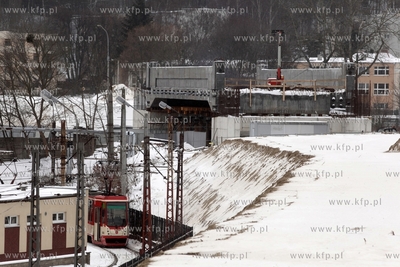 Budowa linii Pomorskiej Kolei Metropolitalnej. Nz....
