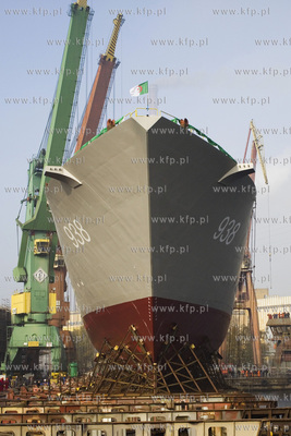 Stocznia Remontowa Shipbuilding. Wodowanie żaglowca...